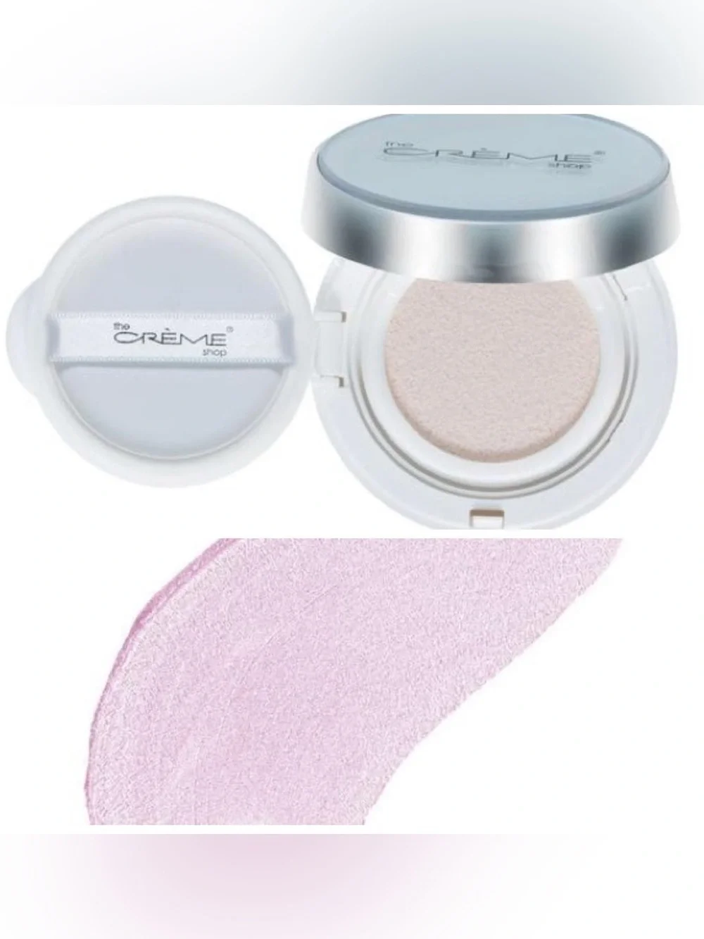 $ Sale The Crème Shop Ready Set Glow Cushion Highlighter in Crystal pink new in